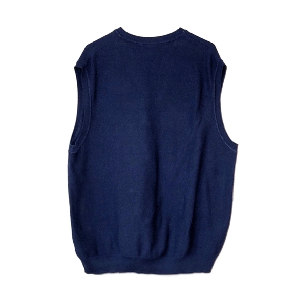 Greg Norman Blue Golf Sweater Vest Desert Springs Sleeveless Pullover Size L - Picture 2 of 7